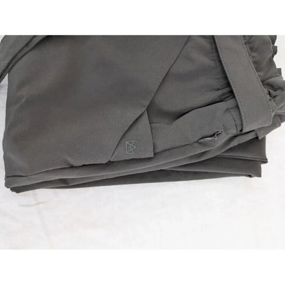 Modern Ambition Women's Delightfully Technical Paperbag Pants Gray Size M B18 - Picture 4 of 10